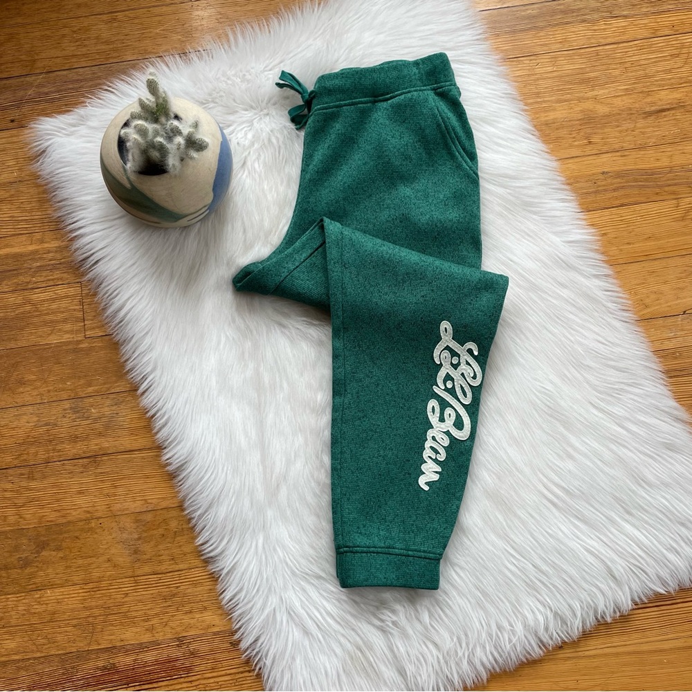 LIKE NEW L.L. Bean sweater fleece jogger pants
